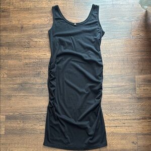 Maternity midi tank dress